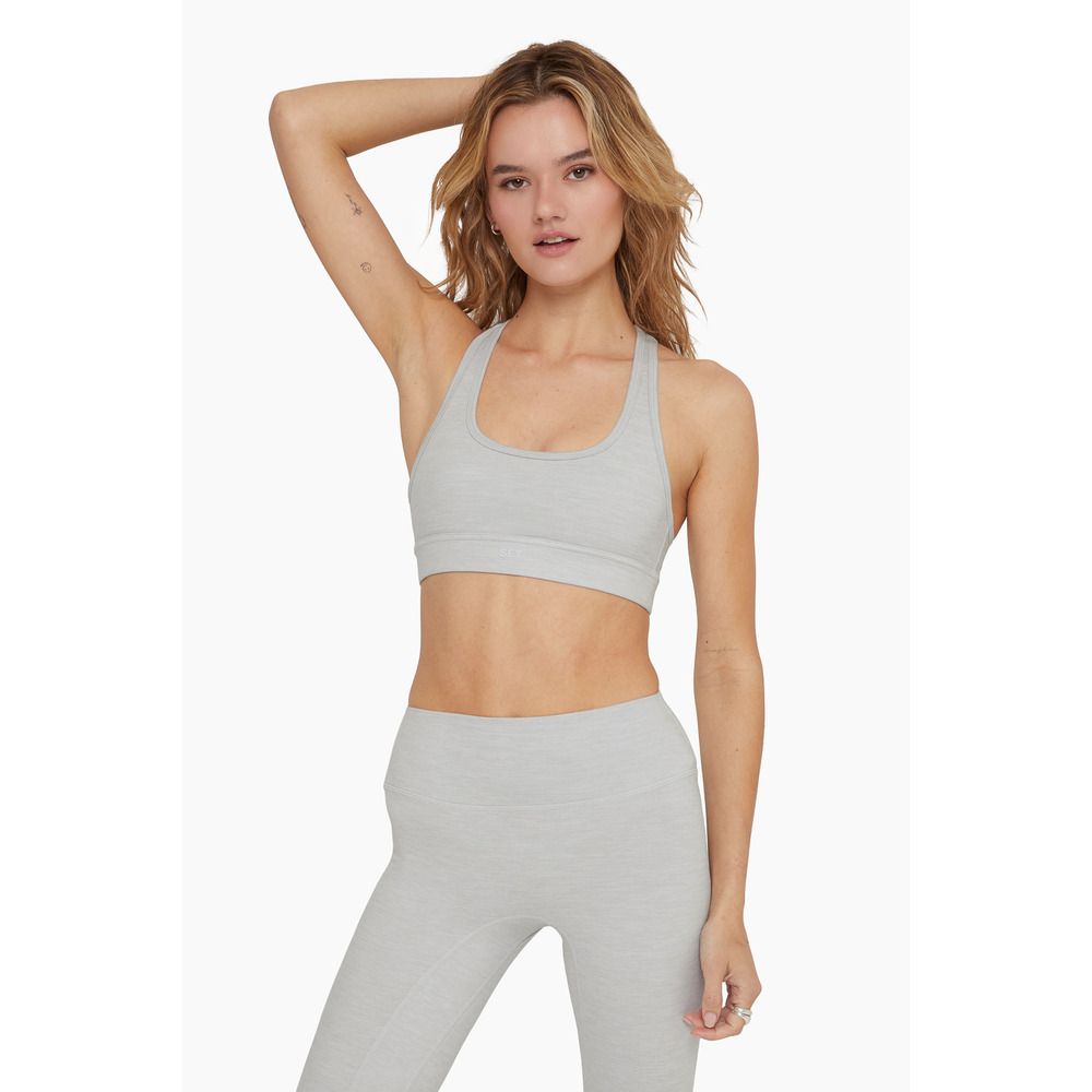 SET Active FORMCLOUD® CLOUD STAPLE BRA - HEATHER GREY Size LHeather Grey / L